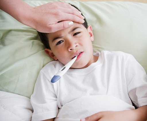 Trẻ bị sốt dùng răng miệng dạ thảo liên